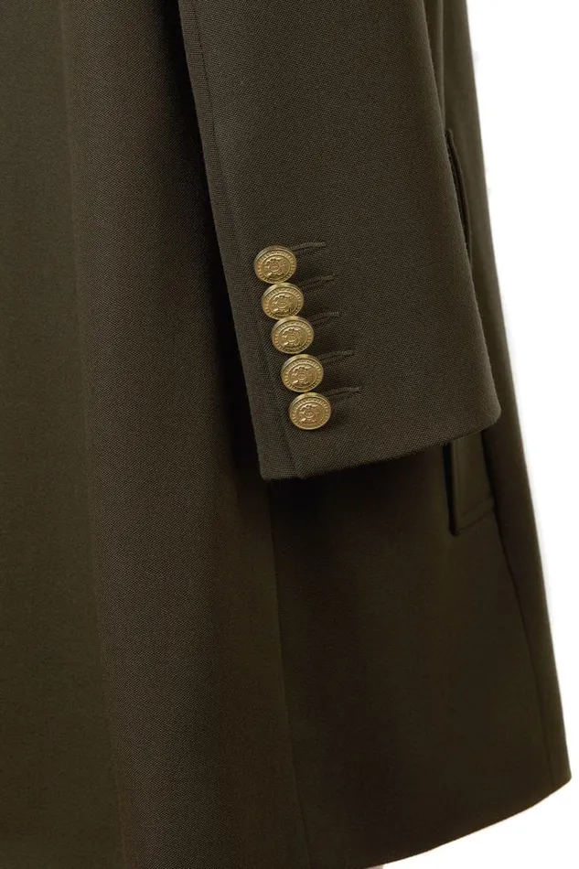 Women Highbury Cape Coat Khaki Barathea Holland Cooper Tailoring