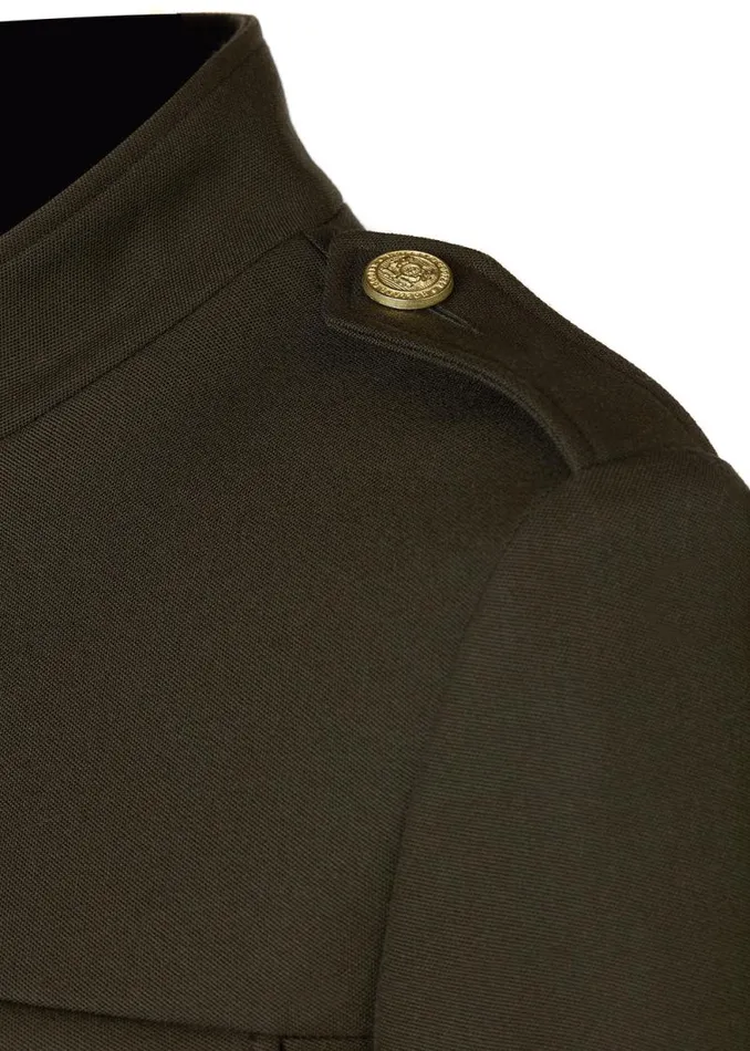 Women Highbury Cape Coat Khaki Barathea Holland Cooper Tailoring