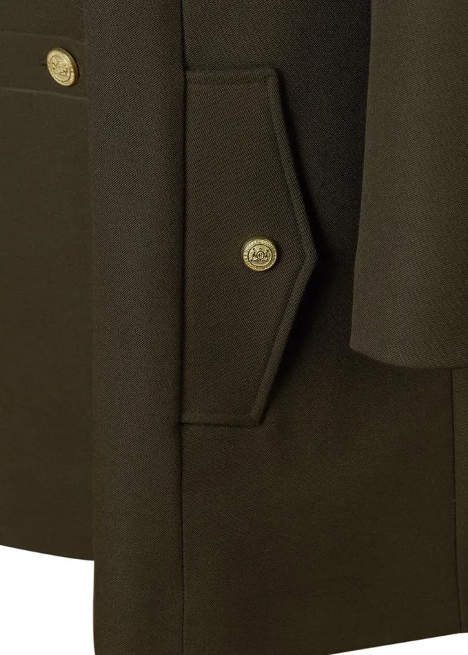 Women Highbury Cape Coat Khaki Barathea Holland Cooper Tailoring