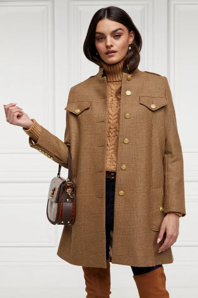 Women Highbury Cape Coat Tawny Holland Cooper Tailoring