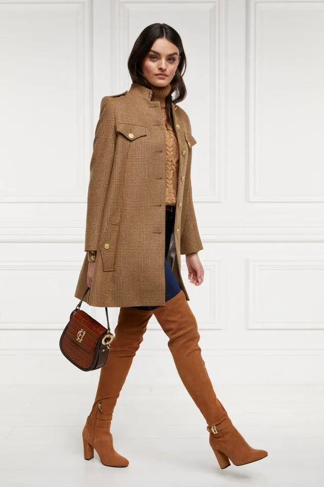 Women Highbury Cape Coat Tawny Holland Cooper Tailoring