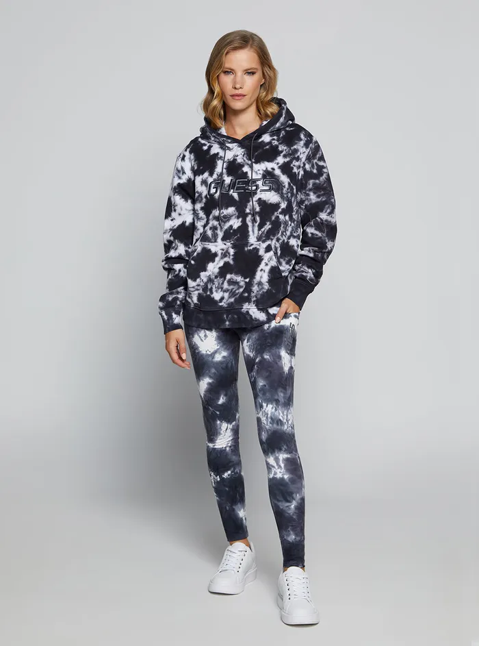 Women Hoodies GUESS Grey Tie Dye Dora Active Jumper Women Hoodies GUESS Grey Tie Dye Dora Active Jumper