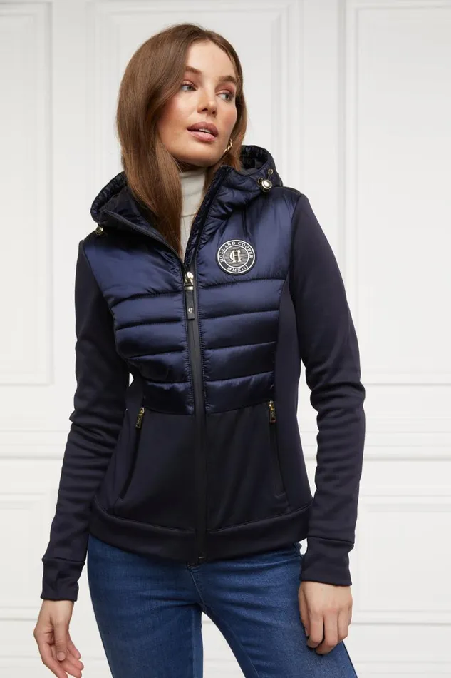 Women Hybrid Shell Jacket Ink Navy Holland Cooper Jackets