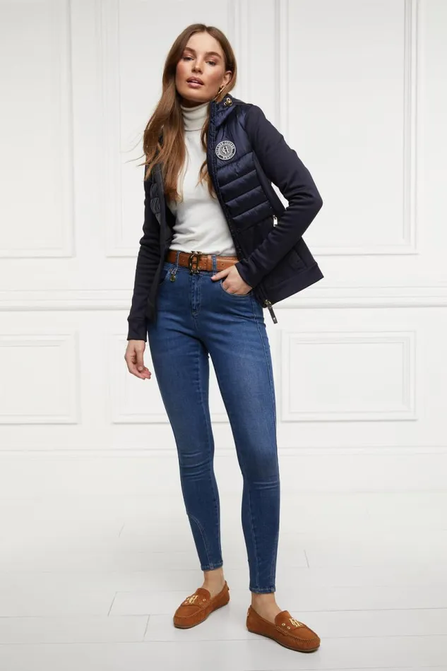 Women Hybrid Shell Jacket Ink Navy Holland Cooper Jackets Women Hybrid Shell Jacket Ink Navy Holland Cooper Jackets