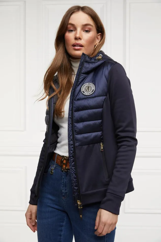 Women Hybrid Shell Jacket Ink Navy Holland Cooper Jackets Women Hybrid Shell Jacket Ink Navy Holland Cooper Jackets