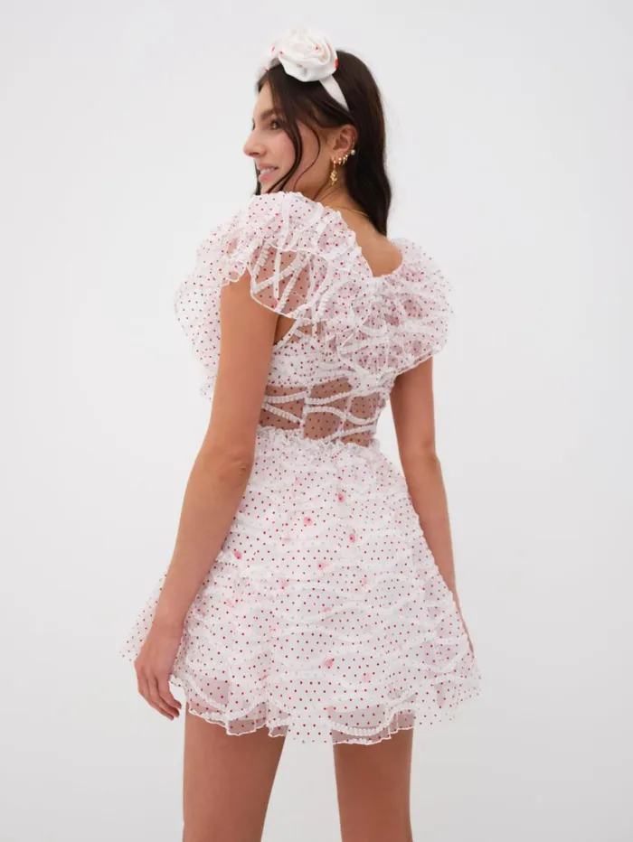 Women Ilaria Mini Dress White For Love and Lemons Dresses Women Ilaria Mini Dress White For Love and Lemons Dresses