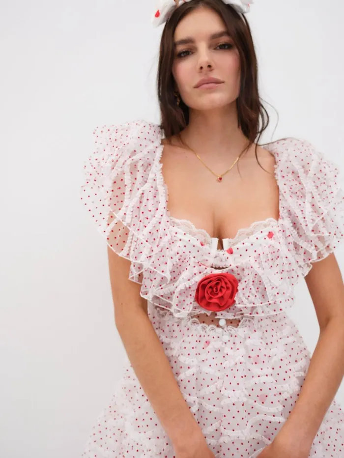 Women Ilaria Mini Dress White For Love and Lemons Dresses Women Ilaria Mini Dress White For Love and Lemons Dresses