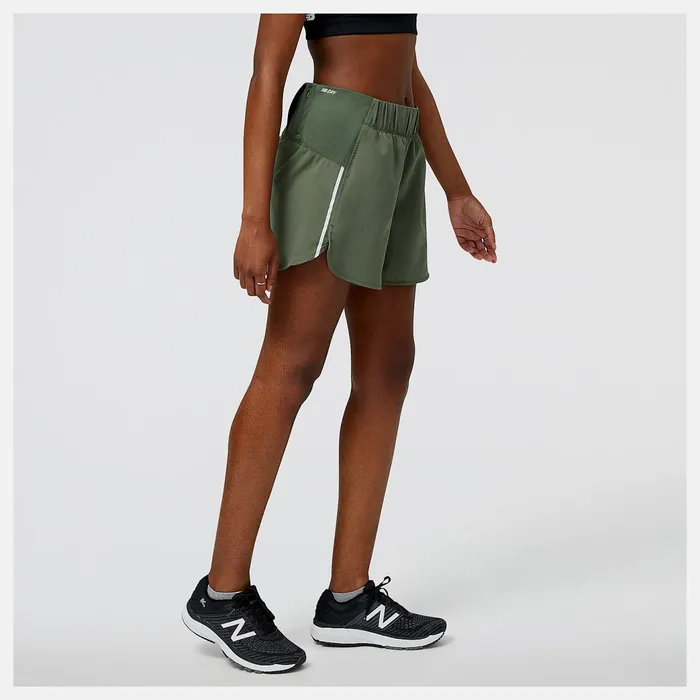 Women Impact Run 5in Short Deep Olive Green New Balance Shorts Women Impact Run 5in Short Deep Olive Green New Balance Shorts