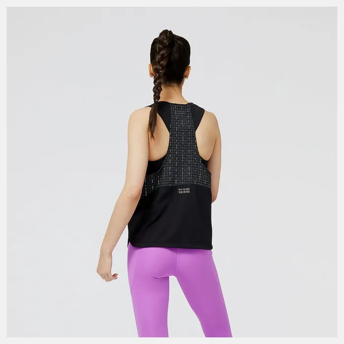Women Impact Run Luminous Tank Black Heather New Balance Shirts Women Impact Run Luminous Tank Black Heather New Balance Shirts