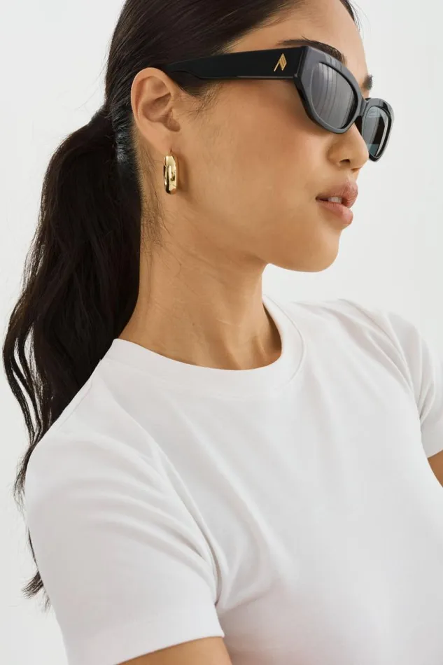 Women INGA Cropped TShirt White LAMARQUE Tops