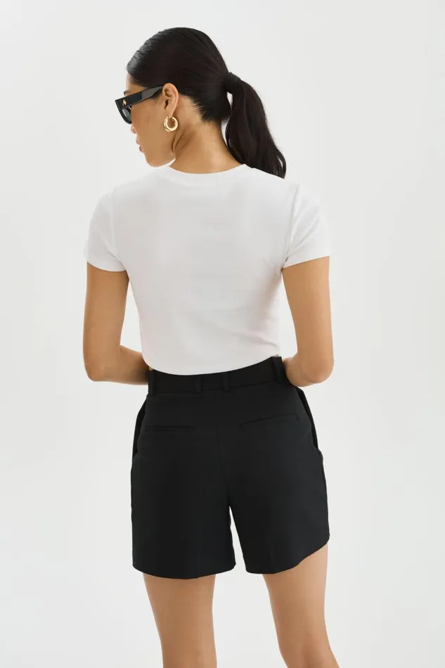 Women INGA Cropped TShirt White LAMARQUE Tops