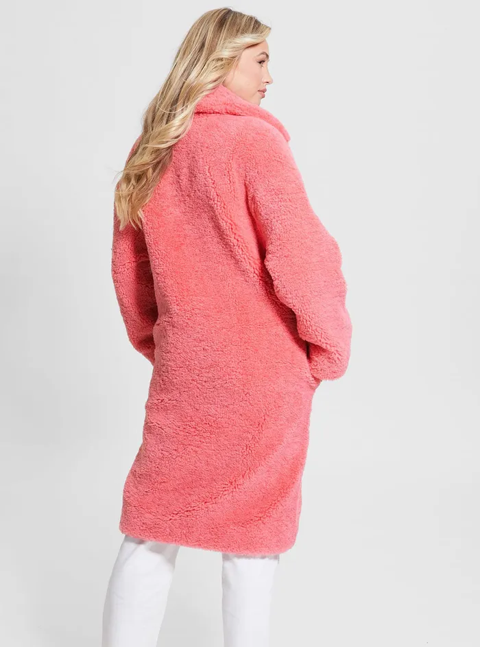 Women Jackets and Coats GUESS Eco Rose Alina Coat Women Jackets and Coats GUESS Eco Rose Alina Coat