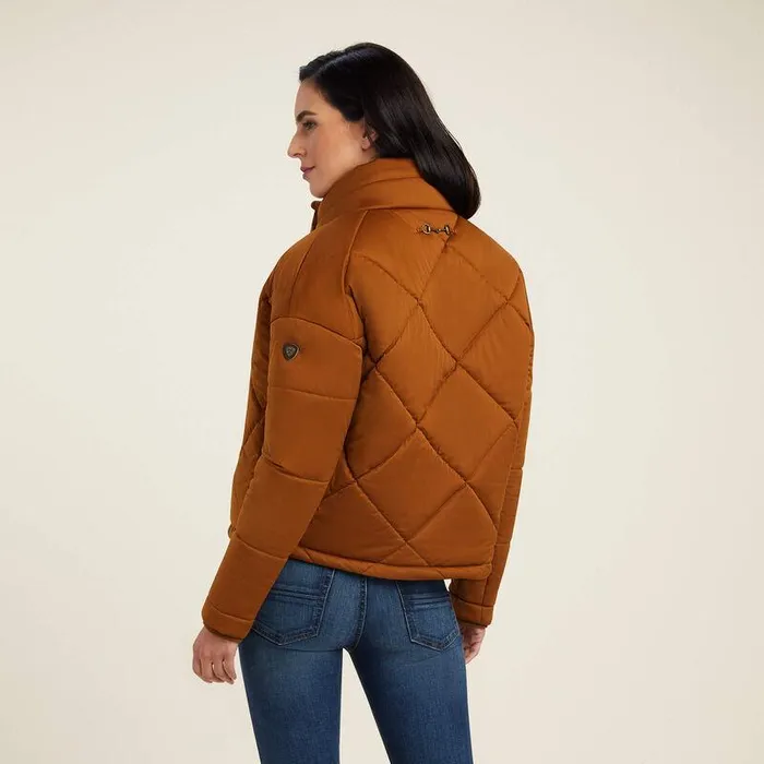 Women Jackets and Vests Ariat Adena Insulated Jacket Chestnut