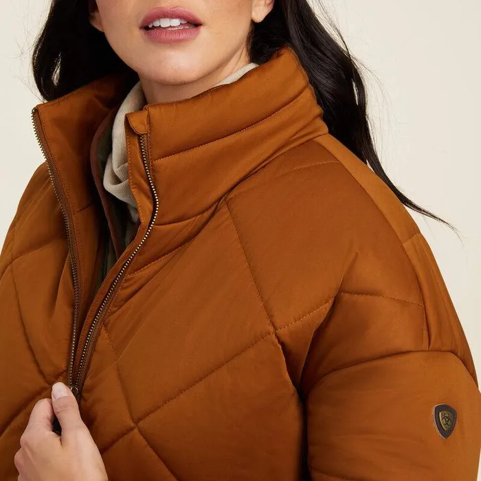 Women Jackets and Vests Ariat Adena Insulated Jacket Chestnut