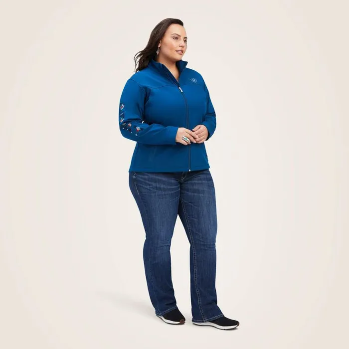 Women Jackets and Vests Ariat New Team Softshell Jacket Hydraandnight Sky Blanket Women Jackets and Vests Ariat New Team Softshell Jacket Hydraandnight Sky Blanket