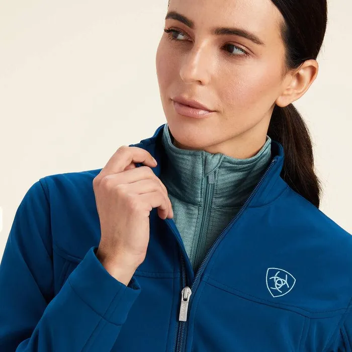 Women Jackets and Vests Ariat New Team Softshell Jacket Hydraandnight Sky Blanket Women Jackets and Vests Ariat New Team Softshell Jacket Hydraandnight Sky Blanket