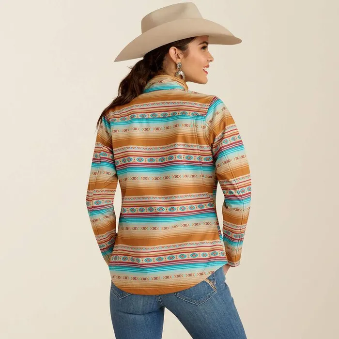 Women Jackets and Vests Ariat New Team Softshell Print Jacket Fallon Serape Print Women Jackets and Vests Ariat New Team Softshell Print Jacket Fallon Serape Print