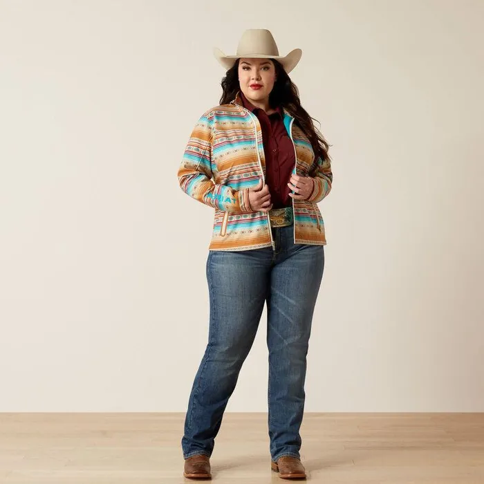 Women Jackets and Vests Ariat New Team Softshell Print Jacket Fallon Serape Print Women Jackets and Vests Ariat New Team Softshell Print Jacket Fallon Serape Print