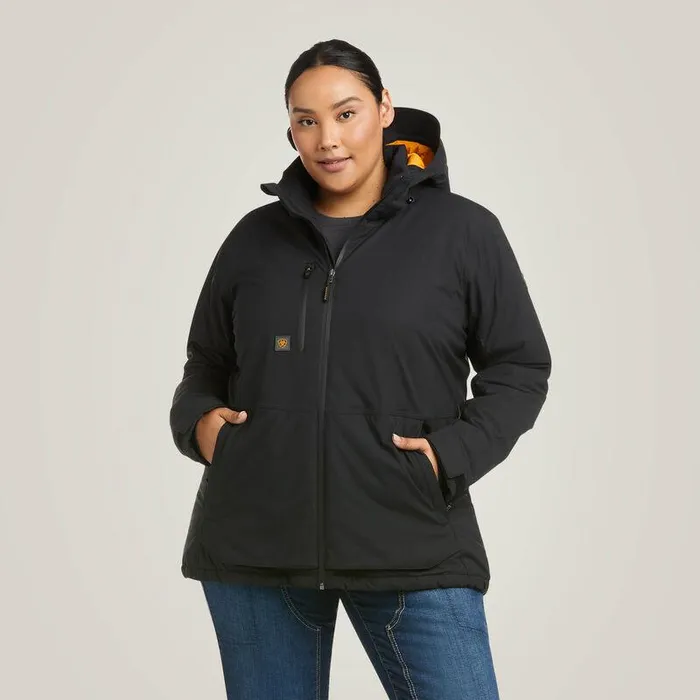 Women Jackets and Vests Ariat Rebar Storm Fighter 20 Waterproof Jacket Black Women Jackets and Vests Ariat Rebar Storm Fighter 20 Waterproof Jacket Black