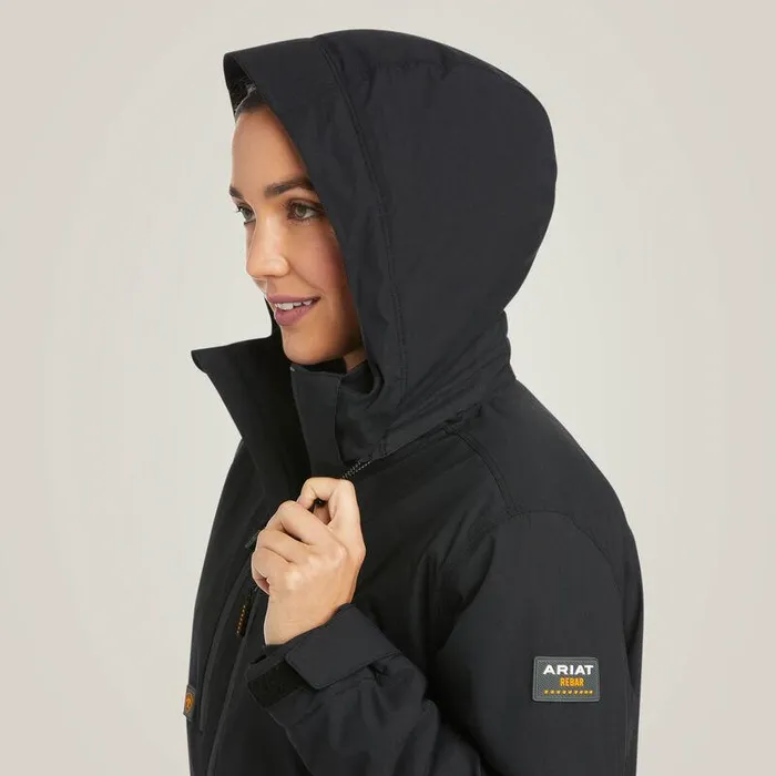 Women Jackets and Vests Ariat Rebar Storm Fighter 20 Waterproof Jacket Black Women Jackets and Vests Ariat Rebar Storm Fighter 20 Waterproof Jacket Black