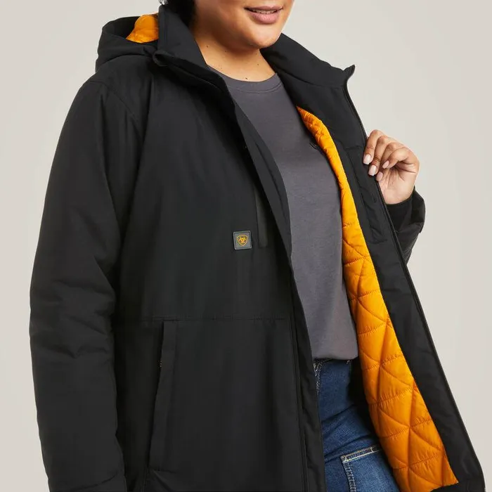 Women Jackets and Vests Ariat Rebar Storm Fighter 20 Waterproof Jacket Black Women Jackets and Vests Ariat Rebar Storm Fighter 20 Waterproof Jacket Black