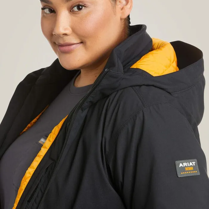 Women Jackets and Vests Ariat Rebar Storm Fighter 20 Waterproof Jacket Black Women Jackets and Vests Ariat Rebar Storm Fighter 20 Waterproof Jacket Black