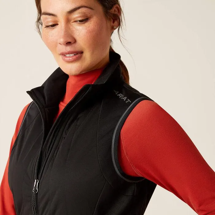 Women Jackets and Vests Ariat Venture Full Zip Vest Black Women Jackets and Vests Ariat Venture Full Zip Vest Black