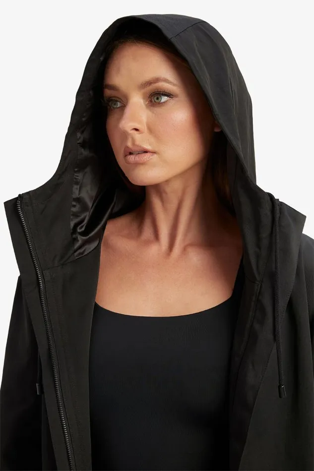 Women Jackets Bardot Astora Hooded Jacket In Black Black Women Jackets Bardot Astora Hooded Jacket In Black Black