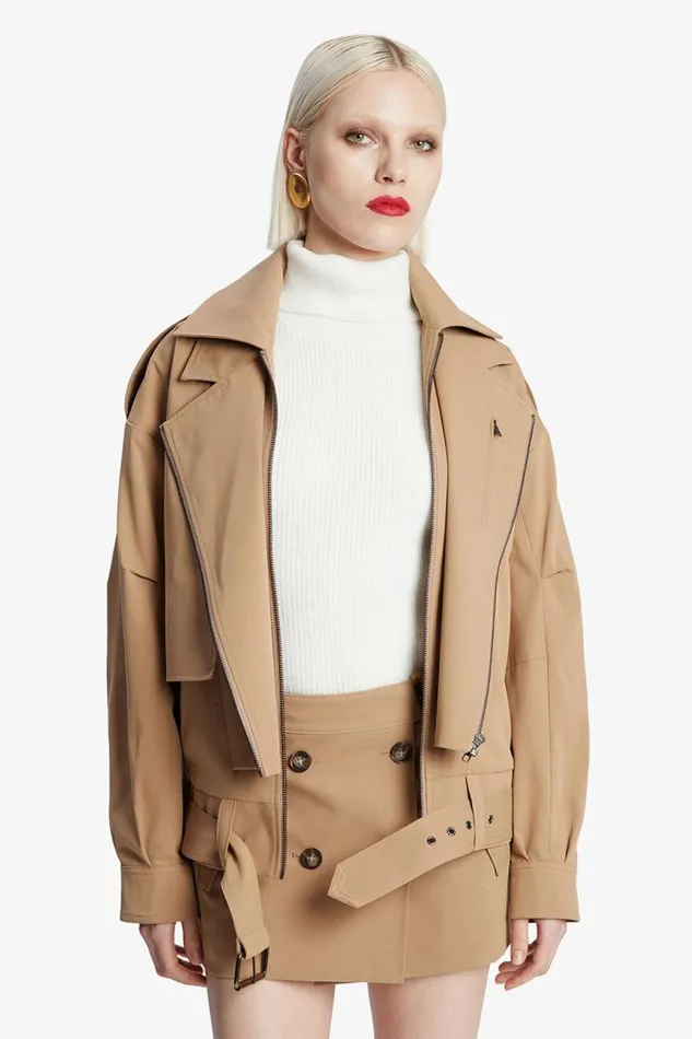 Women Jackets Bardot Kavi Oversized Jacket In Camel Camel