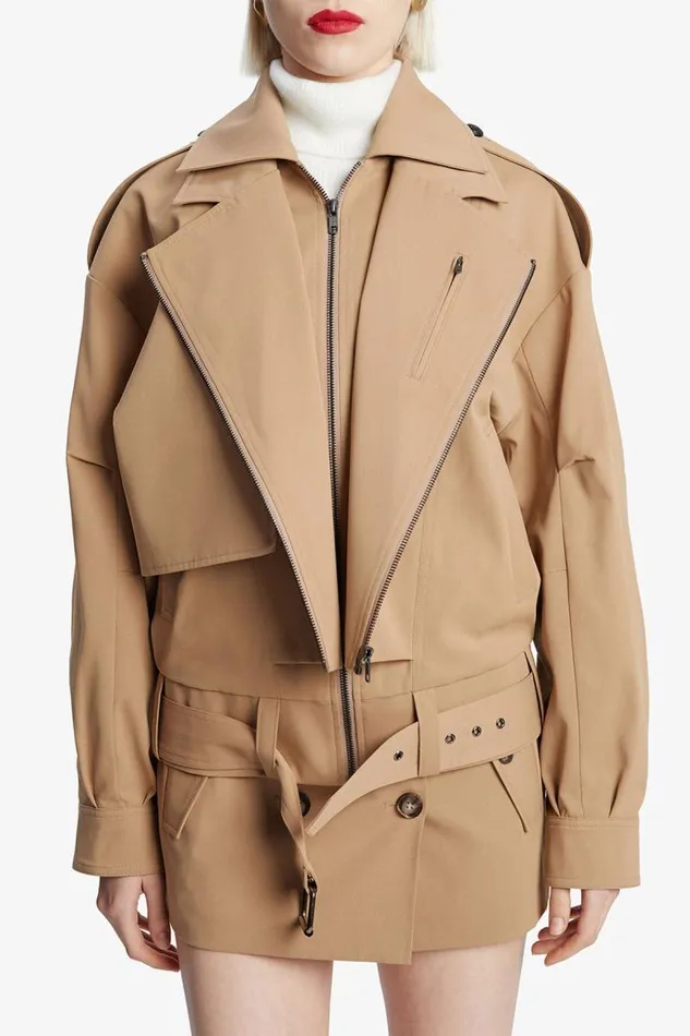 Women Jackets Bardot Kavi Oversized Jacket In Camel Camel