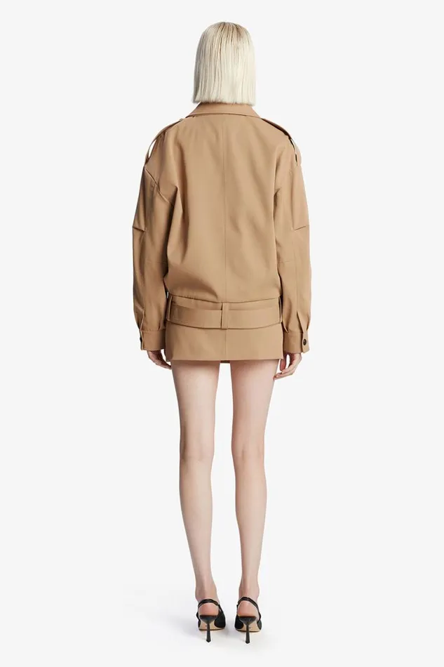 Women Jackets Bardot Kavi Oversized Jacket In Camel Camel