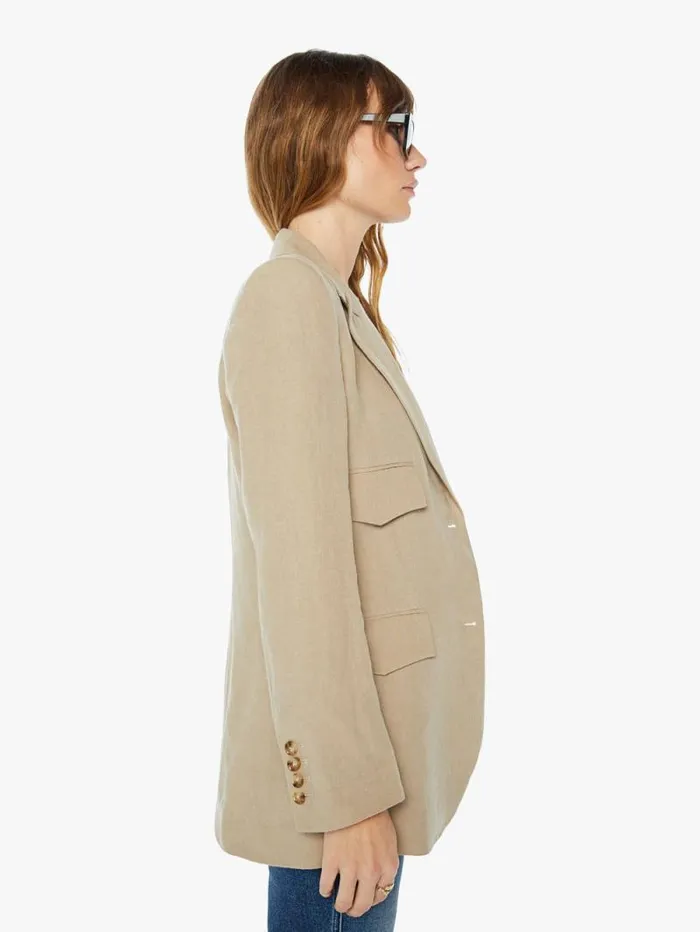 Women Jackets Mother Denim Elaine Blazer Beige light