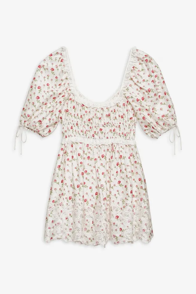 Women Jackson Mini Dress White For Love and Lemons Dresses Women Jackson Mini Dress White For Love and Lemons Dresses
