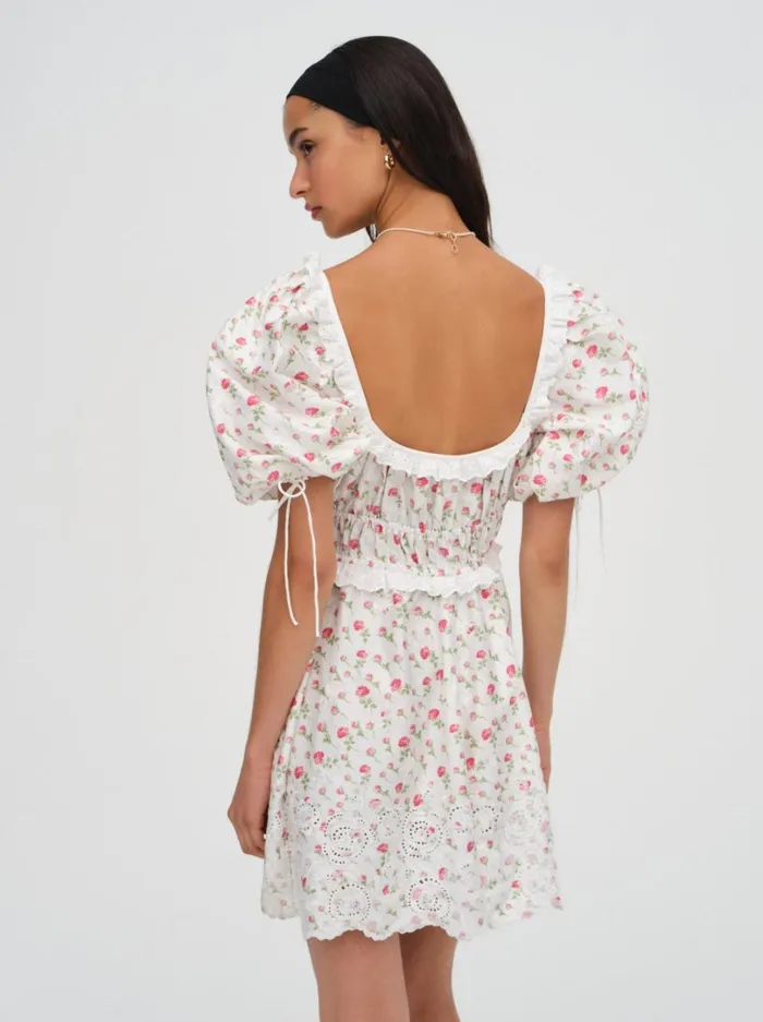 Women Jackson Mini Dress White For Love and Lemons Dresses Women Jackson Mini Dress White For Love and Lemons Dresses