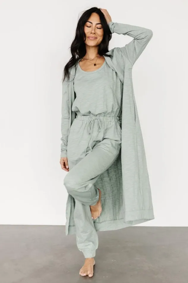 Women Janae Jumpsuit Cardigan Set Sage Baltic Born Jumpsuits and Rompers