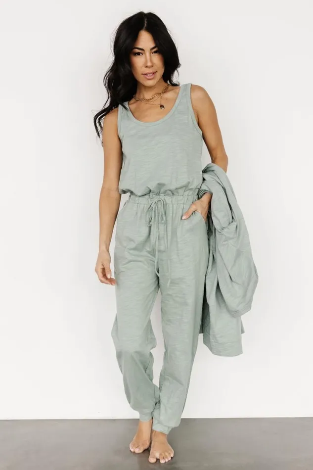 Women Janae Jumpsuit Cardigan Set Sage Baltic Born Jumpsuits and Rompers