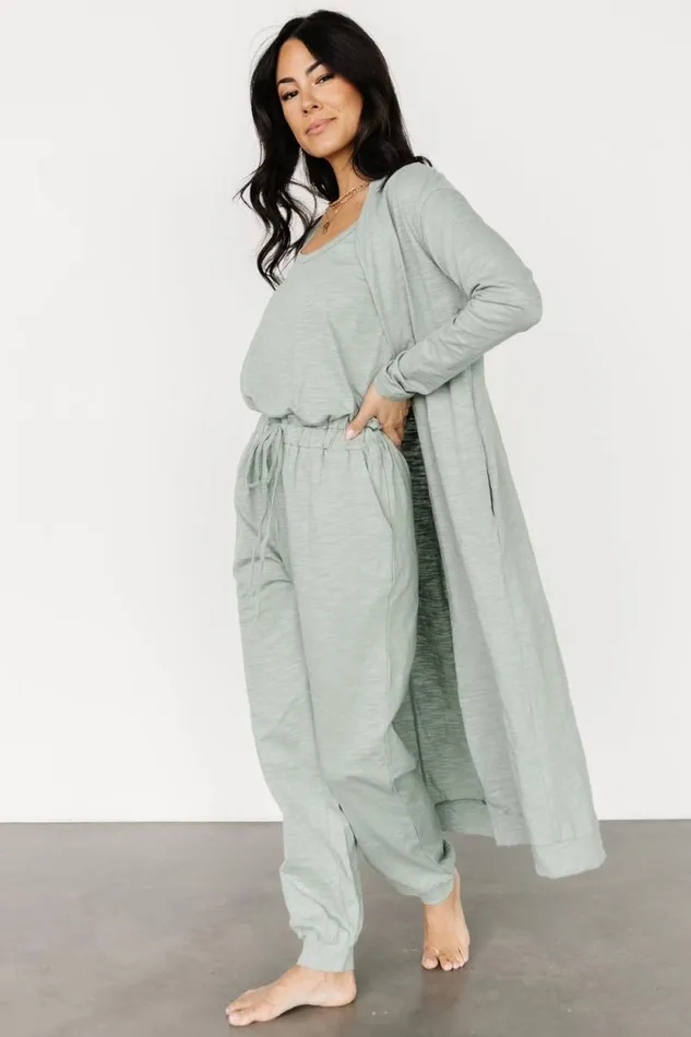 Women Janae Jumpsuit Cardigan Set Sage Baltic Born Jumpsuits and Rompers