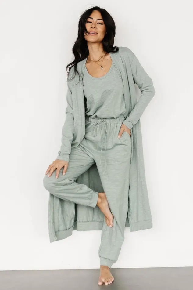 Women Janae Jumpsuit Cardigan Set Sage Baltic Born Jumpsuits and Rompers