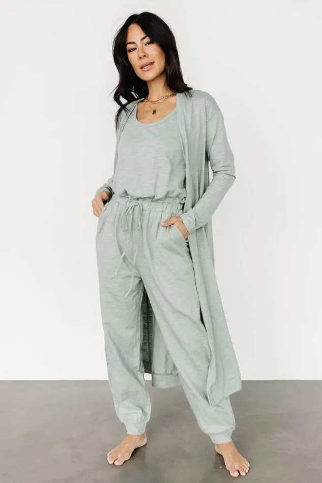 Women Janae Jumpsuit Cardigan Set Sage Baltic Born Jumpsuits and Rompers