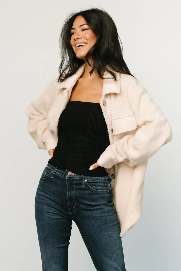 Women Jayden Sherpa Jacket Honey Baltic Born Outerwear Women Jayden Sherpa Jacket Honey Baltic Born Outerwear