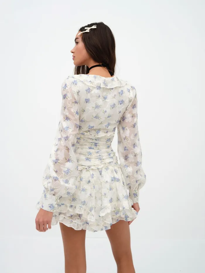 Women Jayleen Mini Dress Blue For Love and Lemons Dresses Women Jayleen Mini Dress Blue For Love and Lemons Dresses