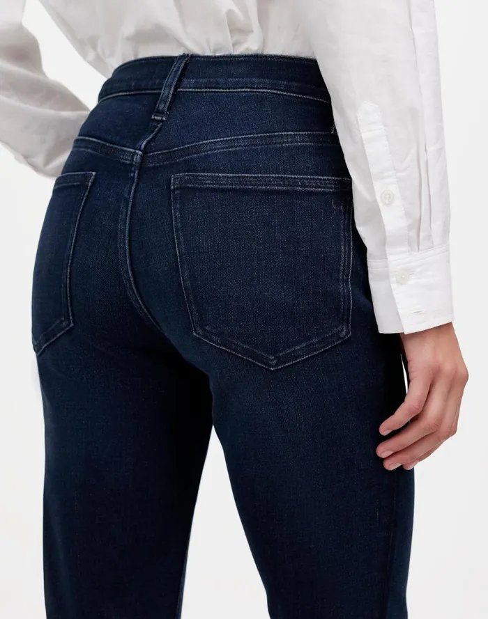 Women Jeans Madewell Kick Out FullLength Jeans Kingston Wash