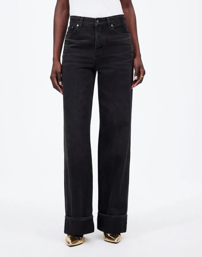 Women Jeans Madewell LowSlung Baggy Jeans Garza Wash