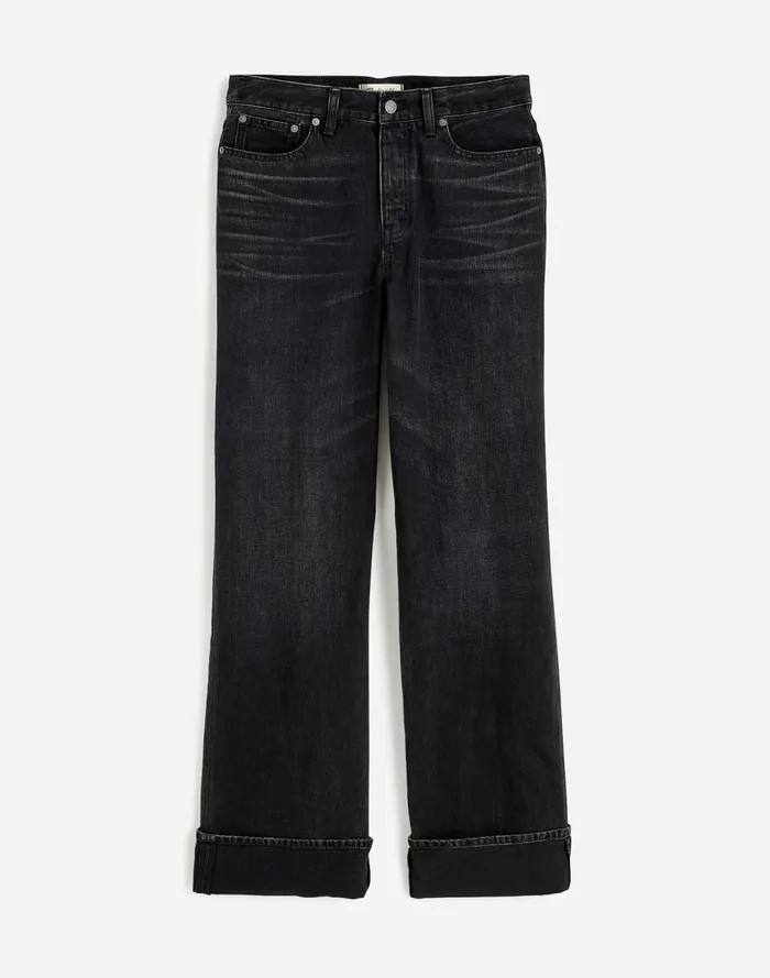 Women Jeans Madewell LowSlung Baggy Jeans Garza Wash