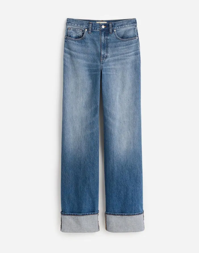 Women Jeans Madewell SuperwideLeg Jeans In Fannin Wash Fannin Wash