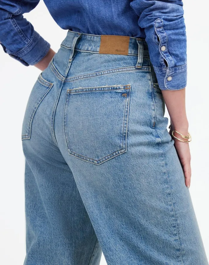 Women Jeans Madewell The Curvy Perfect Vintage WideLeg Jean Enmore Wash