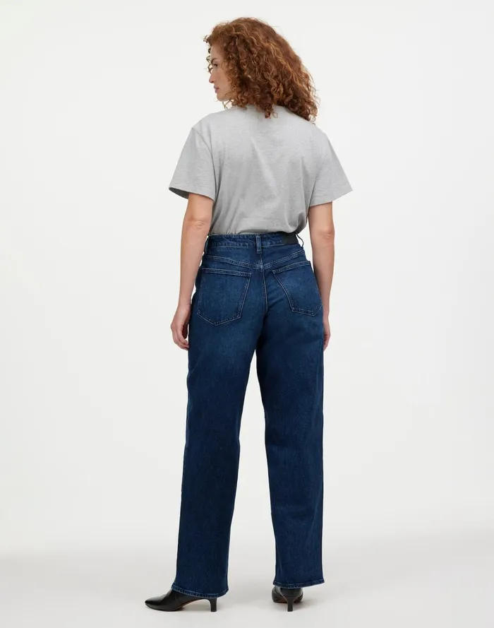 Women Jeans Madewell The Curvy Perfect Vintage WideLeg Jean Nighthawk Wash