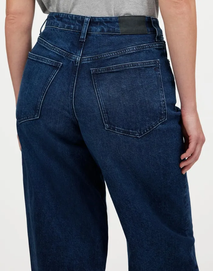 Women Jeans Madewell The Curvy Perfect Vintage WideLeg Jean Nighthawk Wash