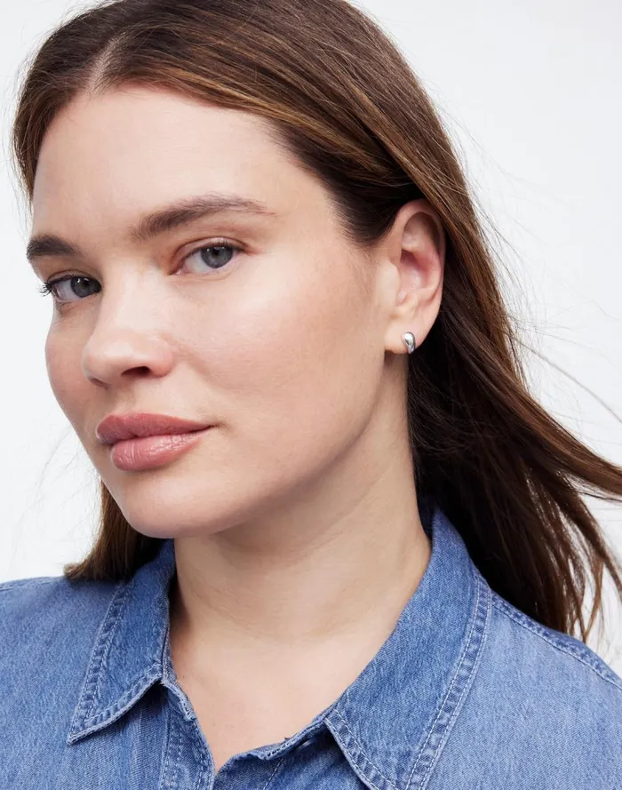 Women Jewelry Madewell DemiFine Chunky Bubble Mini Stud Earring Sterling Silver