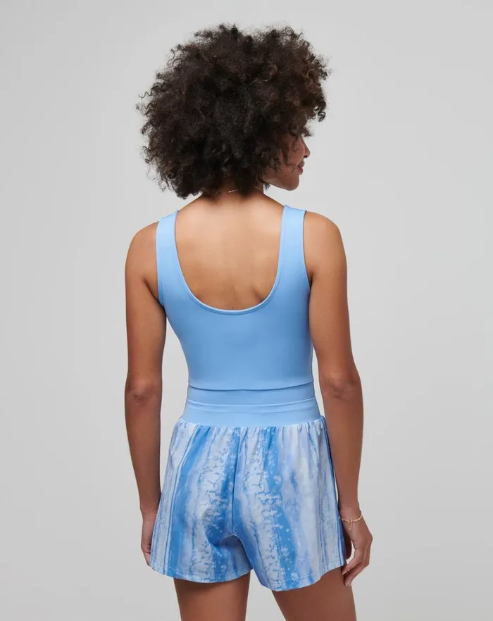 Women Jumpsuits and Rompers TravisMathew DAWN GLOW TECH WOVEN ROMPER Cornflower Blue Multi Women Jumpsuits and Rompers TravisMathew DAWN GLOW TECH WOVEN ROMPER Cornflower Blue Multi